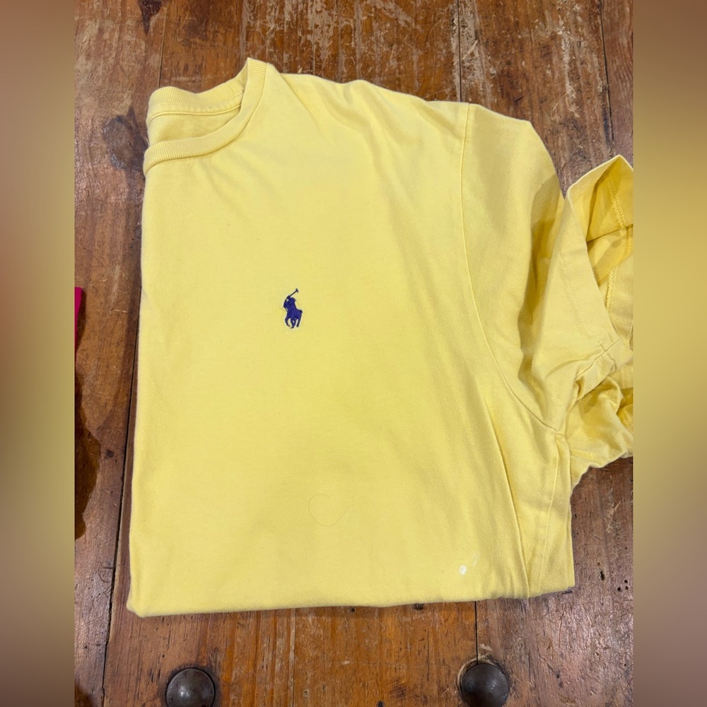 Ralph Lauren Yellow Short Sleeve Tee